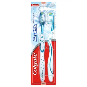 COLGATE MAX WHITE Szczoteczka do zębów miękka 2szt. COLGATE MAX WHITE Szczoteczka do zębów miękka 2szt.