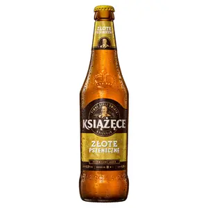 KSIĄŻĘCE Piwo Złote Pszeniczne butelka 500 ml KSIĄŻĘCE Piwo Złote Pszeniczne butelka 500 ml