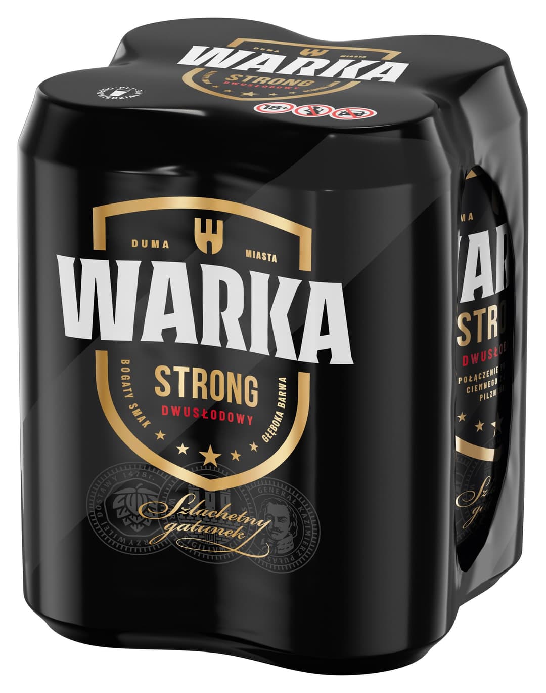 WARKA Piwo jasne Strong 4x500 ml 2000 ml
