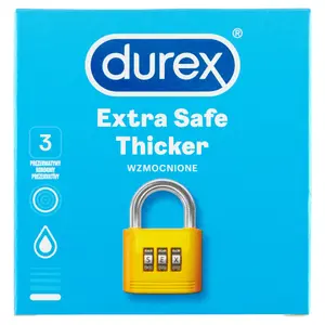 DUREX EXTRA SAFE Prezerwatywy 3 szt. DUREX EXTRA SAFE Prezerwatywy 3 szt.
