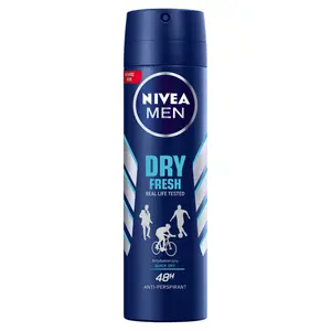 NIVEA MEN Antyperspirant w sprayu Dry Fresh 150 ml NIVEA MEN Antyperspirant w sprayu Dry Fresh 150 ml
