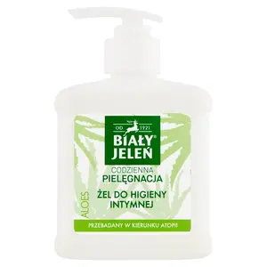 BIAŁY JELEŃ Żel do higieny intymnej z aloesem hipoalergiczny 500 ml BIAŁY JELEŃ Żel do higieny intymnej z aloesem hipoalergiczny 500 ml
