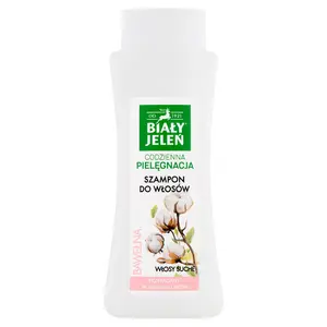 BIAŁY JELEŃ Szampon z czystą bawełną hipoalergiczny 300 ml BIAŁY JELEŃ Szampon z czystą bawełną hipoalergiczny 300 ml