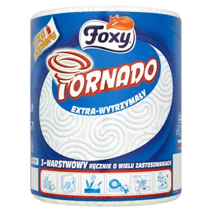 FOXY TORNADO Ręcznik papierowy 3-warstwowy 1 szt. FOXY TORNADO Ręcznik papierowy 3-warstwowy 1 szt.
