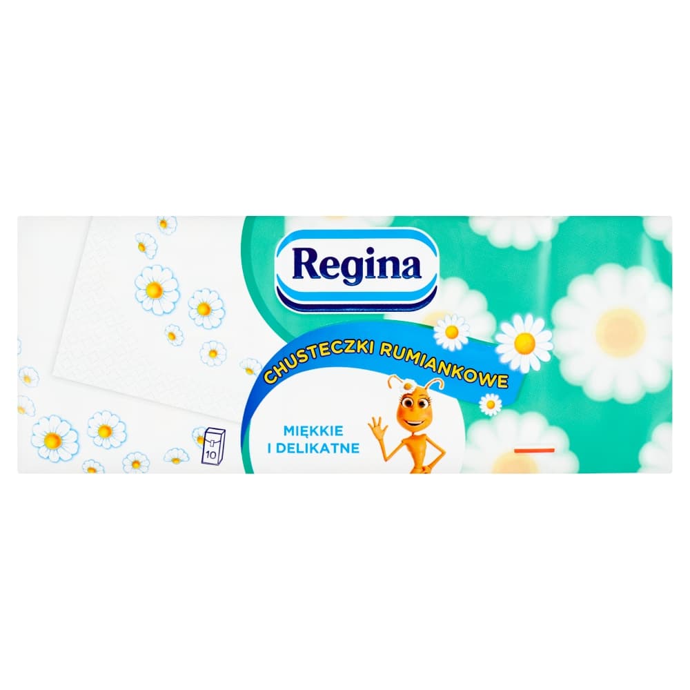 REGINA Chusteczki higieniczne rumiankowe 10x9 szt.