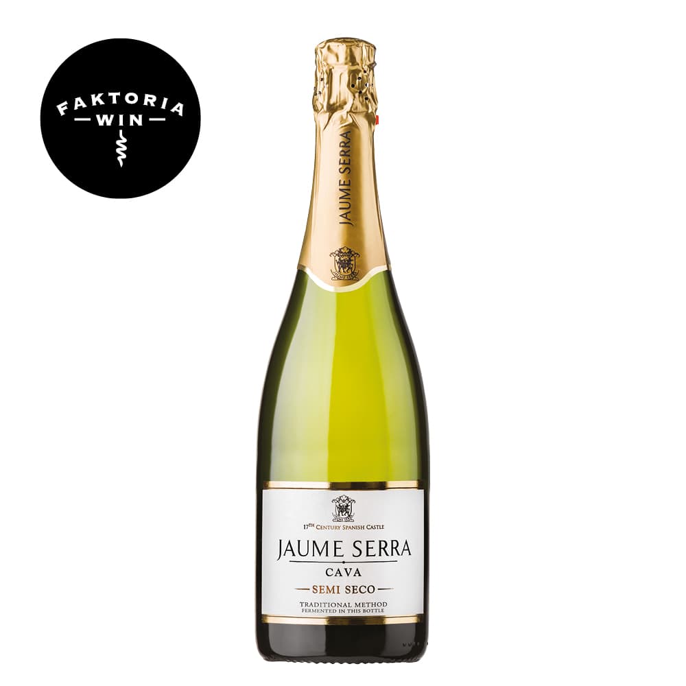 JAUME SERRA Wino Cava Semi Seco białe półwytrawne musujące 750 ml