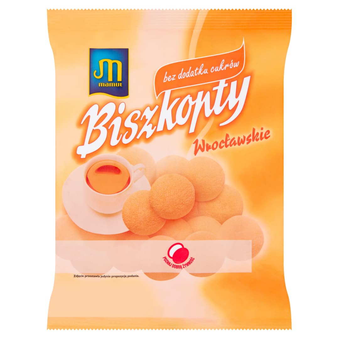 MAMUT Biszkopty wrocławskie bez dodatku cukrów 100 g