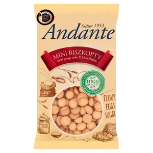 ANDANTE Mini biszkopty 120 g ANDANTE Mini biszkopty 120 g
