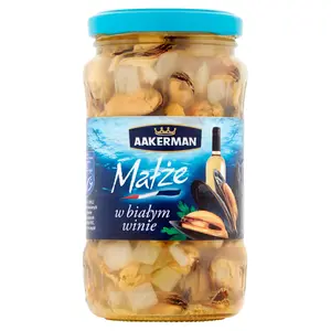 AAKERMAN Małże w białym winie 350 g AAKERMAN Małże w białym winie 350 g
