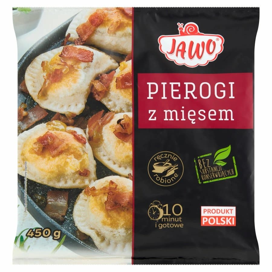 JAWO Pierogi z mięsem mrożone 450 g
