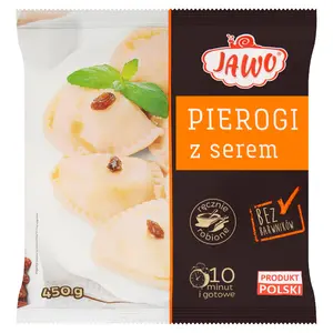 JAWO Pierogi z serem mrożone 450 g JAWO Pierogi z serem mrożone 450 g
