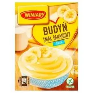 WINIARY Budyń bananowy z cukrem 60 g WINIARY Budyń bananowy z cukrem 60 g
