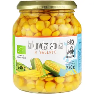 BIO PLANET Kukurydza słodka w zalewie 340 g BIO PLANET Kukurydza słodka w zalewie 340 g
