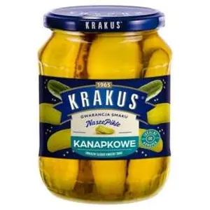 KRAKUS Ogórki kanapkowe 670 g KRAKUS Ogórki kanapkowe 670 g