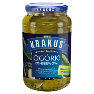 KRAKUS Ogórki konserwowe 920 g KRAKUS Ogórki konserwowe 920 g