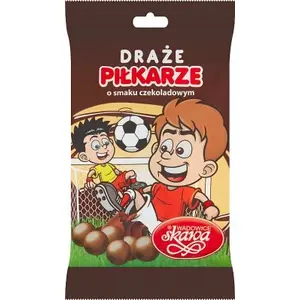 WADOWICE SKAWA PIŁKARZE Draże o smaku czekoladowym 70 g WADOWICE SKAWA PIŁKARZE Draże o smaku czekoladowym 70 g