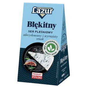 LAZUR Ser pleśniowy Błękitny 100 g LAZUR Ser pleśniowy Błękitny 100 g