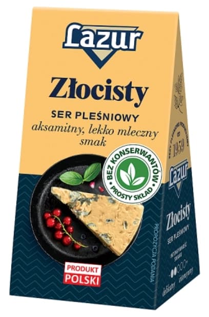 LAZUR ZŁOCISTY Ser pleśniowy 100 g