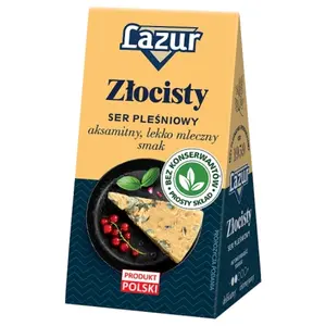 LAZUR Ser pleśniowy Złocisty 100 g LAZUR Ser pleśniowy Złocisty 100 g