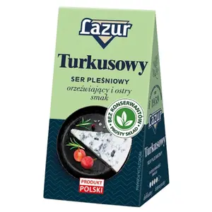 LAZUR Ser pleśniowy Turkusowy 100 g LAZUR Ser pleśniowy Turkusowy 100 g