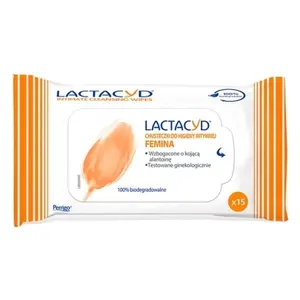 LACTACYD FEMINA Chusteczki do higieny intymnej 15 szt. LACTACYD FEMINA Chusteczki do higieny intymnej 15 szt.