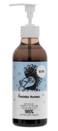 YOPE Szampon naturalny do włosów świeża trawa 300 ml