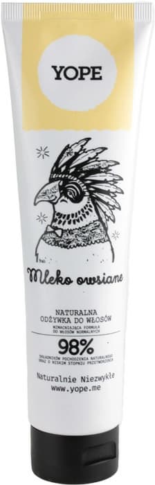 YOPE Odżywka naturalna do włosów Mleko owsiane 170 ml