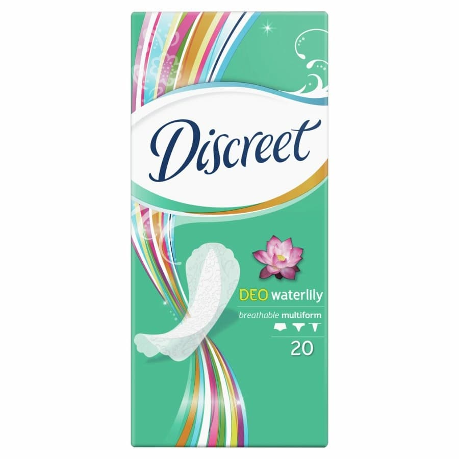 DISCREET Wkładki higieniczne Multiform Waterlily 20 szt.