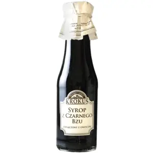 KROKUS Syrop z czarnego bzu 300 ml KROKUS Syrop z czarnego bzu 300 ml