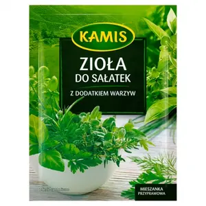 KAMIS Zioła do sałatek z dodatkiem warzyw 10 g KAMIS Zioła do sałatek z dodatkiem warzyw 10 g
