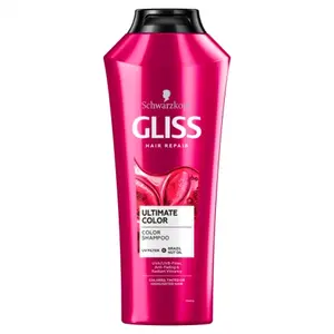 SCHWARZKOPF GLISS HAIR REPAIR Szampon do włosów farbowanych Ultimate Color 400 ml SCHWARZKOPF GLISS HAIR REPAIR Szampon do włosów farbowanych Ultimate Color 400 ml
