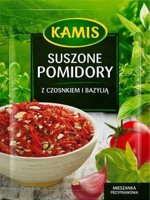 KAMIS Suszone pomidory z czosnkiem i bazylią 15 g