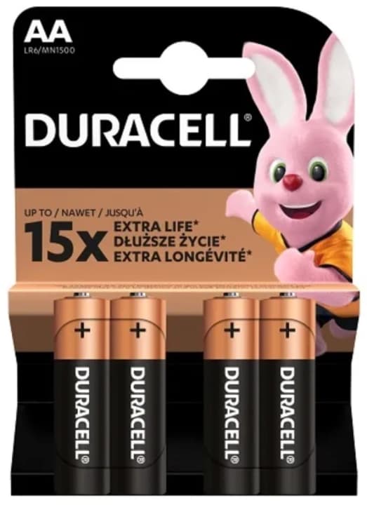 DURACELL Baterie alkaliczne Basic AA 4 szt.