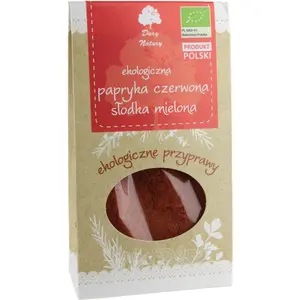 DARY NATURY Papryka czerwona słodka mielona BIO 50 g DARY NATURY Papryka czerwona słodka mielona BIO 50 g