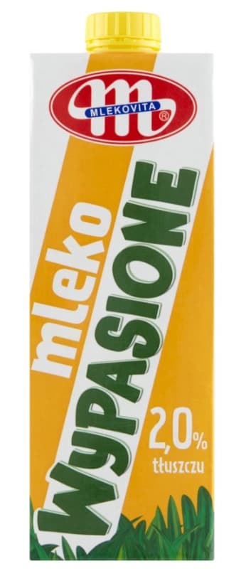 MLEKOVITA WYPASIONE Mleko UHT 2% 1000 ml