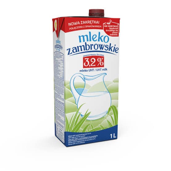 ZAMBROWSKIE Mleko 3,2% UHT 1000 ml