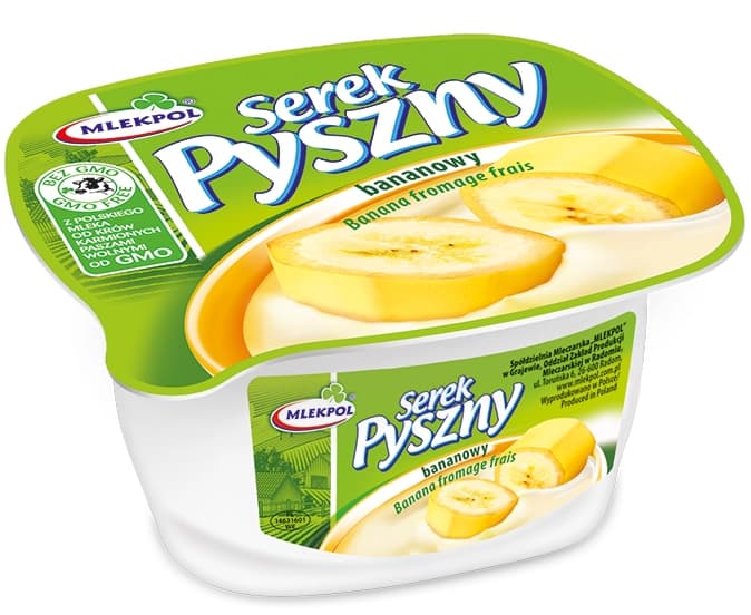 MLEKPOL Serek Pyszny homogenizowany bananowy 140 g
