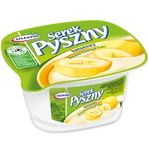 MLEKPOL Serek Pyszny homogenizowany bananowy 140 g MLEKPOL Serek Pyszny homogenizowany bananowy 140 g