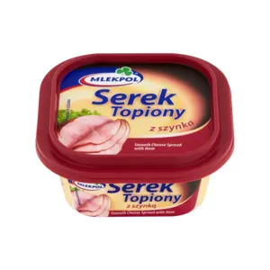 MLEKPOL Serek topiony z szynką 100 g MLEKPOL Serek topiony z szynką 100 g