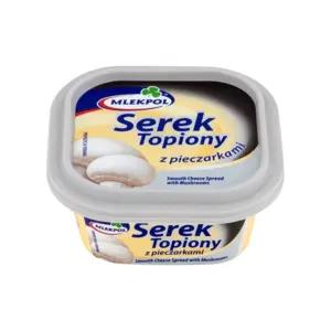 MLEKPOL Serek topiony z pieczarkami 100 g MLEKPOL Serek topiony z pieczarkami 100 g
