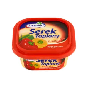 MLEKPOL Serek topiony z papryką 100 g MLEKPOL Serek topiony z papryką 100 g