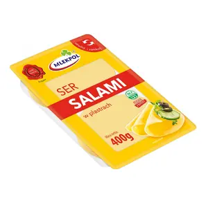 MLEKPOL Ser Salami w plastrach 400 g MLEKPOL Ser Salami w plastrach 400 g