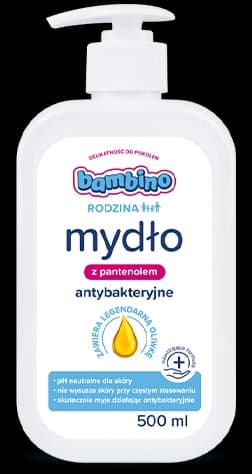 BAMBINO RODZINA Mydło antybakteryjne z pantenolem 500 ml