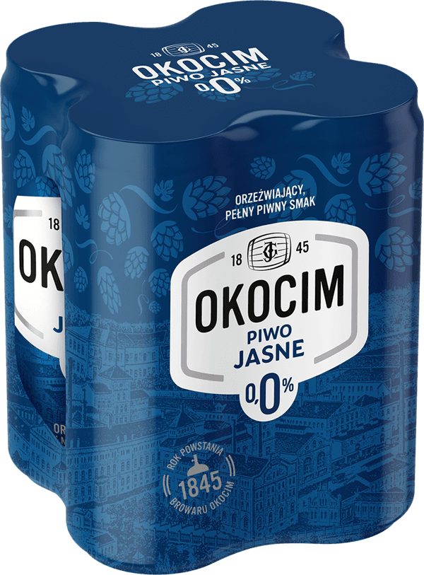 Okocim Jasne 0% CAN 4pack