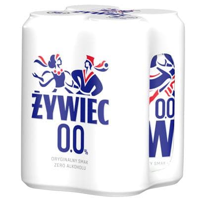 ŻYWIEC Piwo jasne bezalkoholowe 4x500 ml 2000 ml