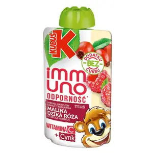 KUBUŚ Immuno mus malina-dzika róża 100 g KUBUŚ Immuno mus malina-dzika róża 100 g