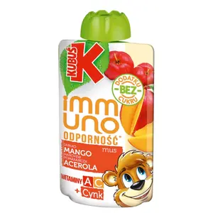 KUBUŚ Immuno mus mango-acerola 100 g KUBUŚ Immuno mus mango-acerola 100 g