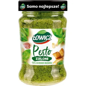 ŁOWICZ Pesto zielone 180 g ŁOWICZ Pesto zielone 180 g