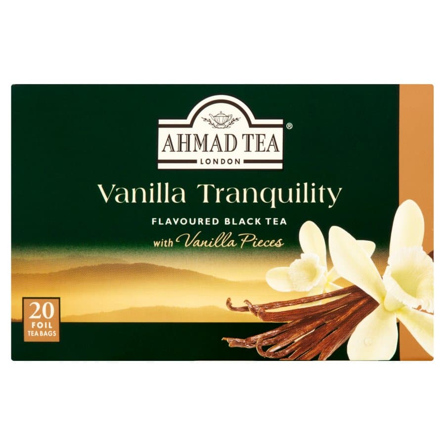 AHMAD TEA Herbata czarna w torebkach wanilia (20x2 g). 40 g