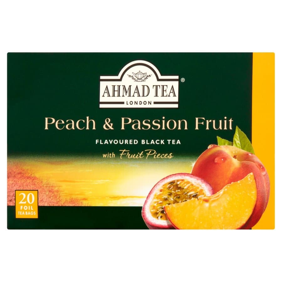 AHMAD TEA Herbata czarna o smaku brzoskwini i marakui 20 szt. 40 g